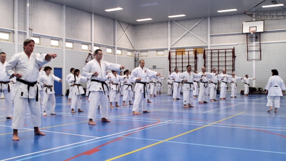 Training bij Wim Mallens in Rhoon zaterdag 6 april 2013